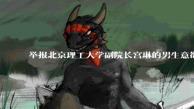 举报北京理工大学副院长宫琳的男生意欲何为？背后有哪些不为人知的真相嘛？